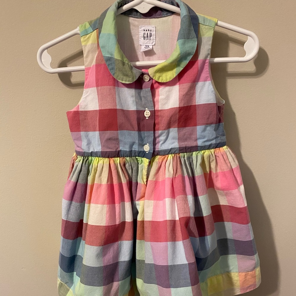 Gap Plaid Peter Pan collared dress